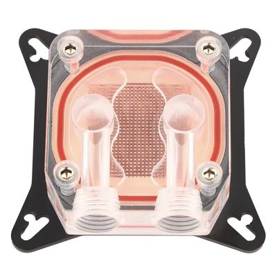 High Performance GPU Water Cooling Block Copper Base POM Cover G1 4 Thread 12.9mm Connector for Custom PC Liquid Cooling Efficient Heat Dissipation