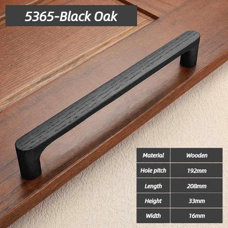 Wooden Cabinet Door Handle Cupboard Door Knob and Handle Kitchen Cabinet Knobs Wardrobe Door Handles for Furniture Hardware