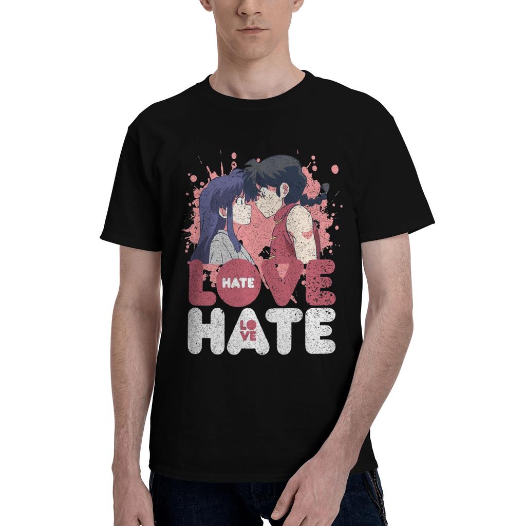 Ranma Saotome Anime Panda Manga Men Women's T Shirt  Casual Tee Shirt Short Sleeve T-Shirts 100% Cotton New Arrival Clothes