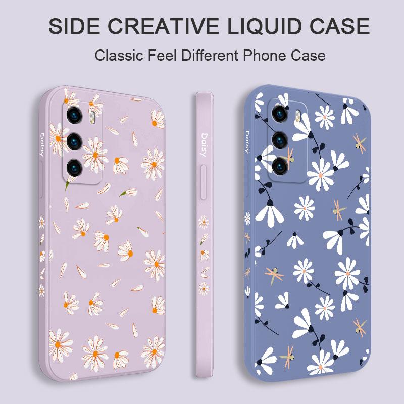 Daisies Fly Phone Case For Huawei P40 P50 P30 P20 Pro Lite Mate 50 20 Pro Lite Cover