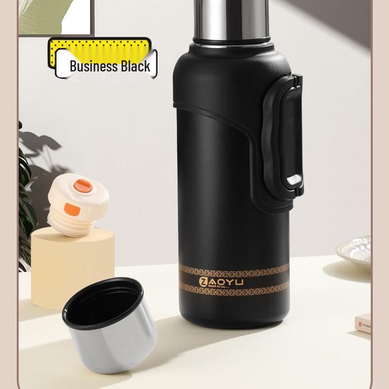 Shangqi 1000ml Titanium Insulated Water Bottle