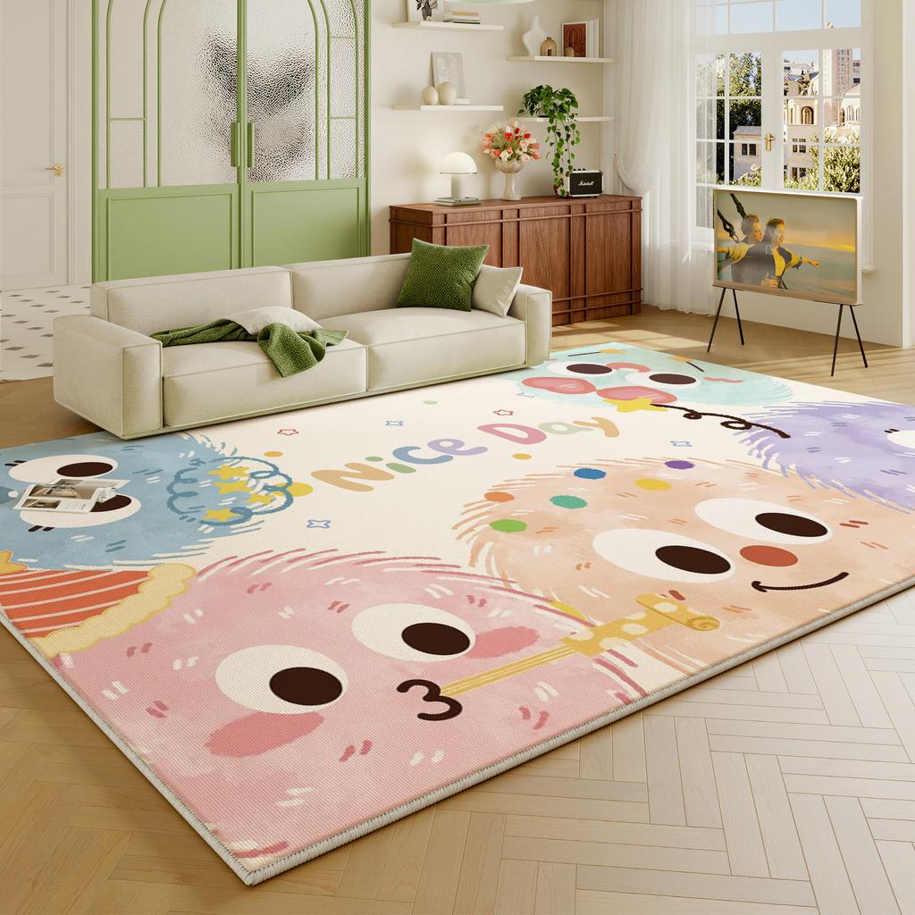 Large Area Carpets for Living Room Fluffy Soft Bedroom Decor Washable Carpet Modern Style Children's Floor Mat Thicken Plush Rug