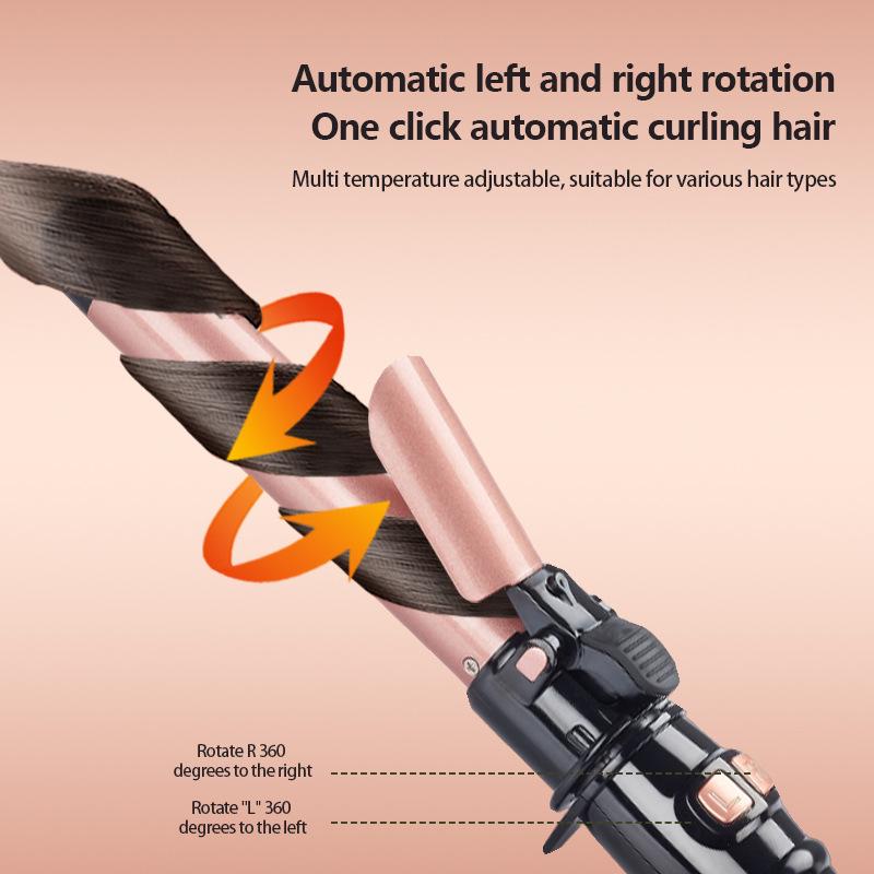 New Auto Rotating Electric Curling Iron for Effortless Big Waves