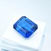Natural Blue Tanzanite Loose Gemstone Emerald Cut 12.25 Ct for Jewelry Making and Gem Collections