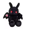 Hot 14'' Black Moth Man Plush Doll Soft Stuffed Animal Halloweentoy Gift New~~