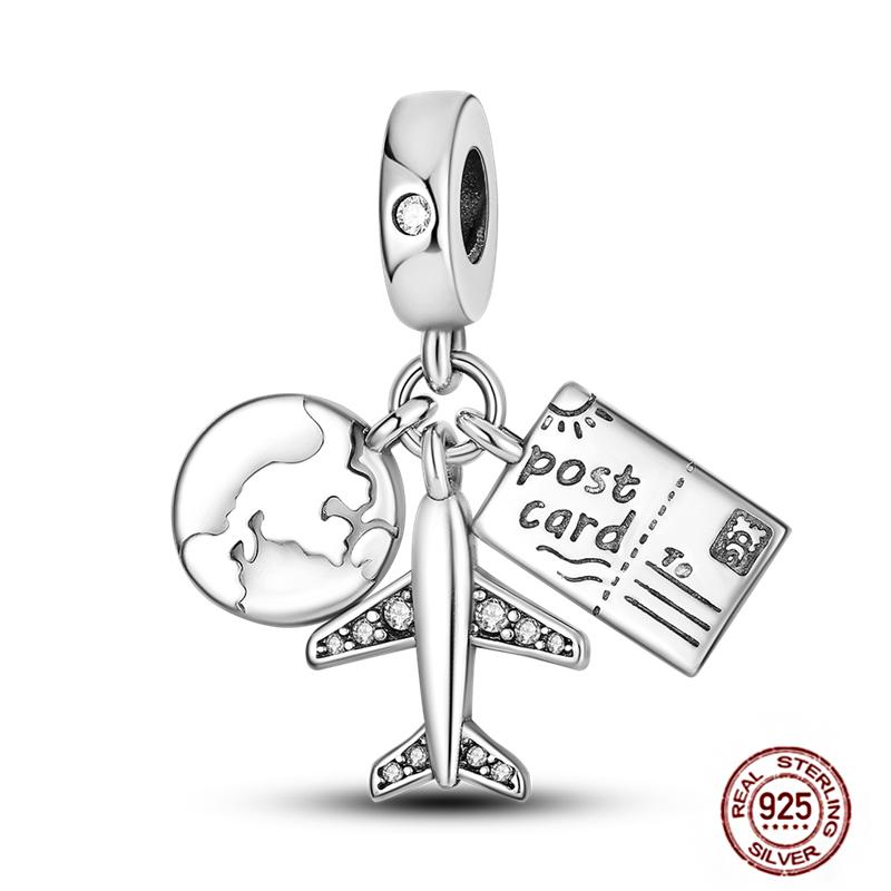 Woman Retro Copper Animal Tree Of Life Charms Beads Loveheart Fit Original Pendant Bracelet Diy Jewelry Making Gift