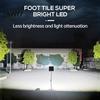 Floodlight LED IP66 Waterproof Super Bright Energy-saving Good Heat Dissipation Outdoor with Bracket Garden Safety Lighting Supplies