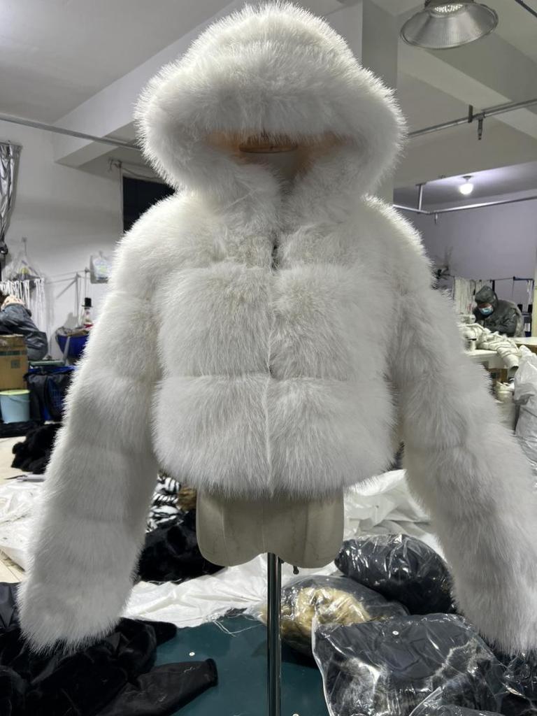 New European & American Short Faux Fur Coat