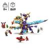 LEGO NINJAGO 71836 Arc : le dragon de la concentration, Jeu pour garçon ou fille des 9 ans
