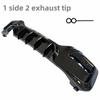 Diffuseurs Splitters Arrière Noir Brillant Style MP Pour BMW Série 1 M Sport F20 F21 M135i M140i 2015-2019 Kits Carrosserie Tuning