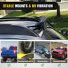 Nilight 42 inch Curved LED Light Bar Bracket Mounting Upper Windshield Roof Cab Brackets Compatible with Toyota Tacoma with Factory Roof Rack 2005