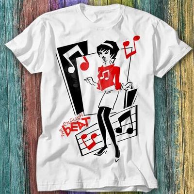 English Beat Anni '80 Beat Britannico Specchio Bagno Ska Reggae Maglietta Top Tee 496