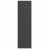 VidaXL Black and Grey Striped Doormat 115x400 Cm 4105599