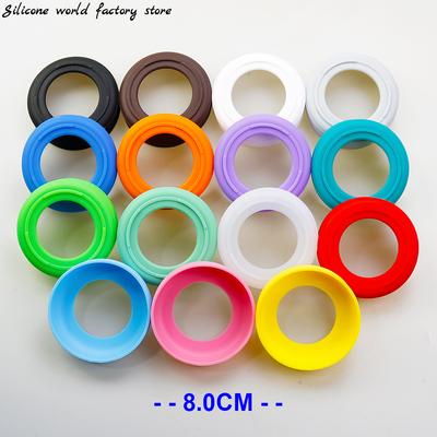 SW 16 Colores 8.0CM Hilo de Silicona Base de Taza Protectora Soporte para Taza 80MM Funda Base para Taza Térmica Cubierta Inferior de Taza