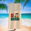 Extra Large Kids Quick Dry Bath Towel Cartoon Character Digital Print Double Sided Flannel Microfiber Beach Towel