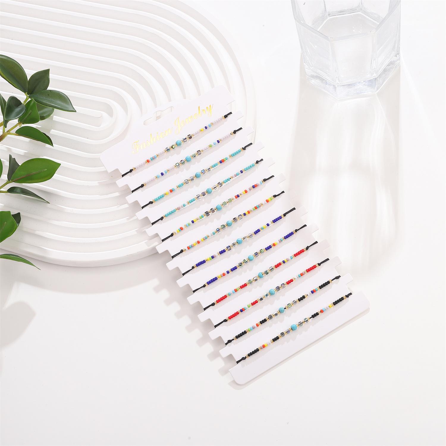 

12pcs Multi-Color Beaded Bracelet Bohemian Casual Style Perfect Layering Festival Looks Trendy Fashion Jewelry Accessory