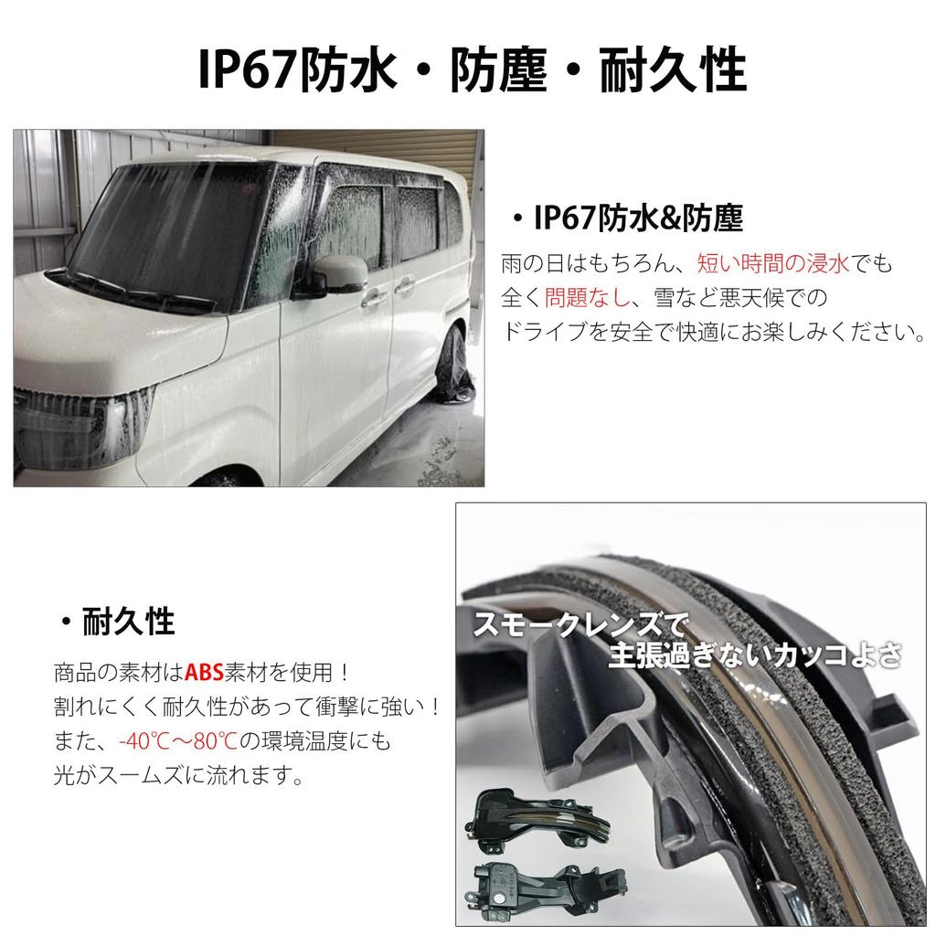 Honda Custom Stepwagon Spada Sequential Flowing Turn Signal Door Mirror Turn Signal Door Mirror Turn Signal Sequential LED Sequential Door Mirror LED
