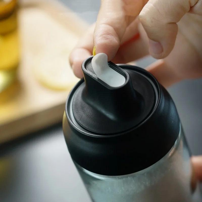 250ml Spice Jar Spice Bottle Salt Pepper Jar Seasoning Jar Moisture-proof Lid Spoon Seasoning Container Kitchen Seasoning Bottle