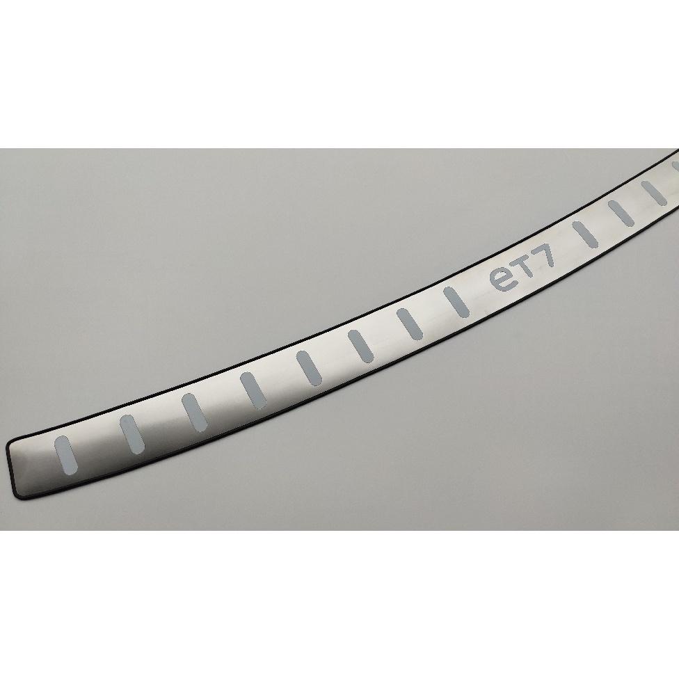 For NIO ET7 Car Accessories Trunk Trim Rear Bumper Protector Stainless Steel Door Sill Scuff Plate Sticker  2022