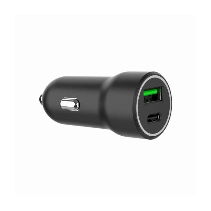 Chargeur rapide - Gembird - 20W - 2 ports USB - QC 3.0 - PowerDelivery - Noir