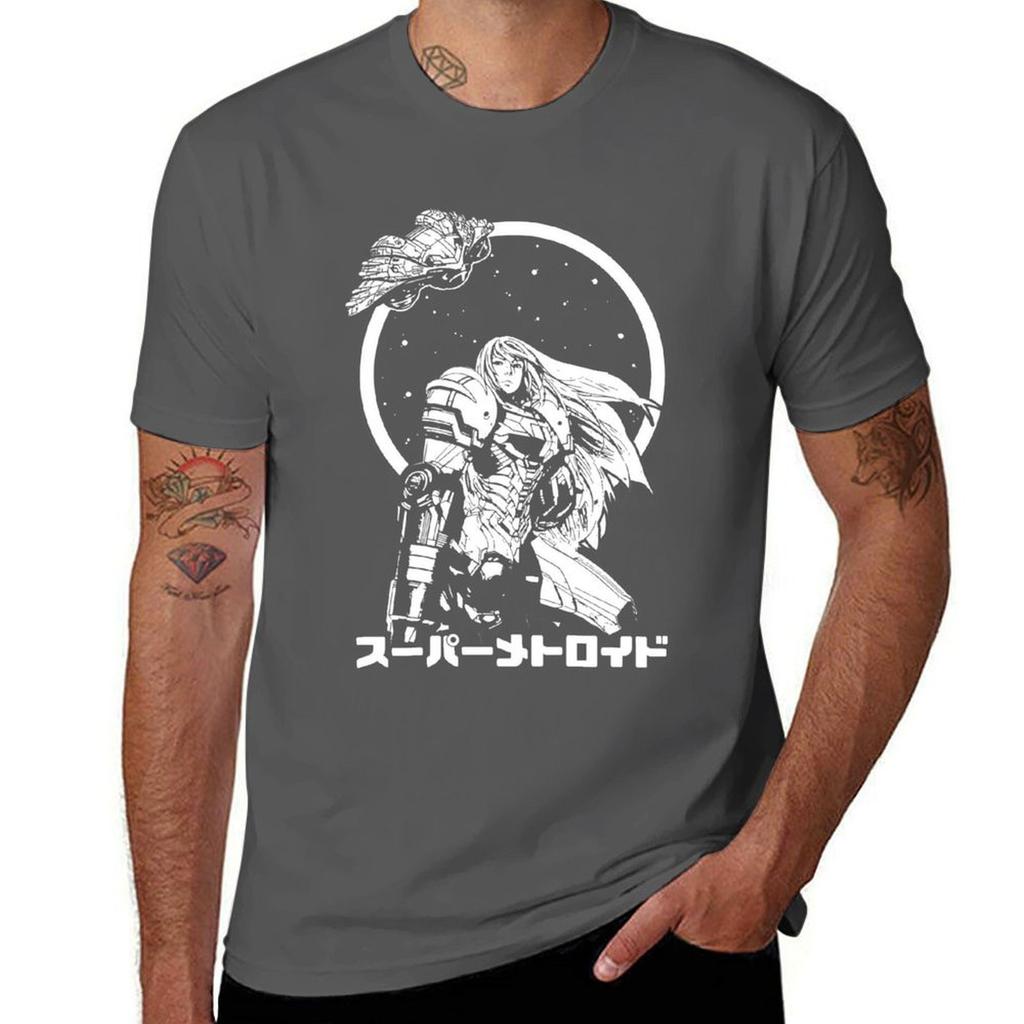 Samus Aran Tshirt Independence Day Short Sleeve Tshirt