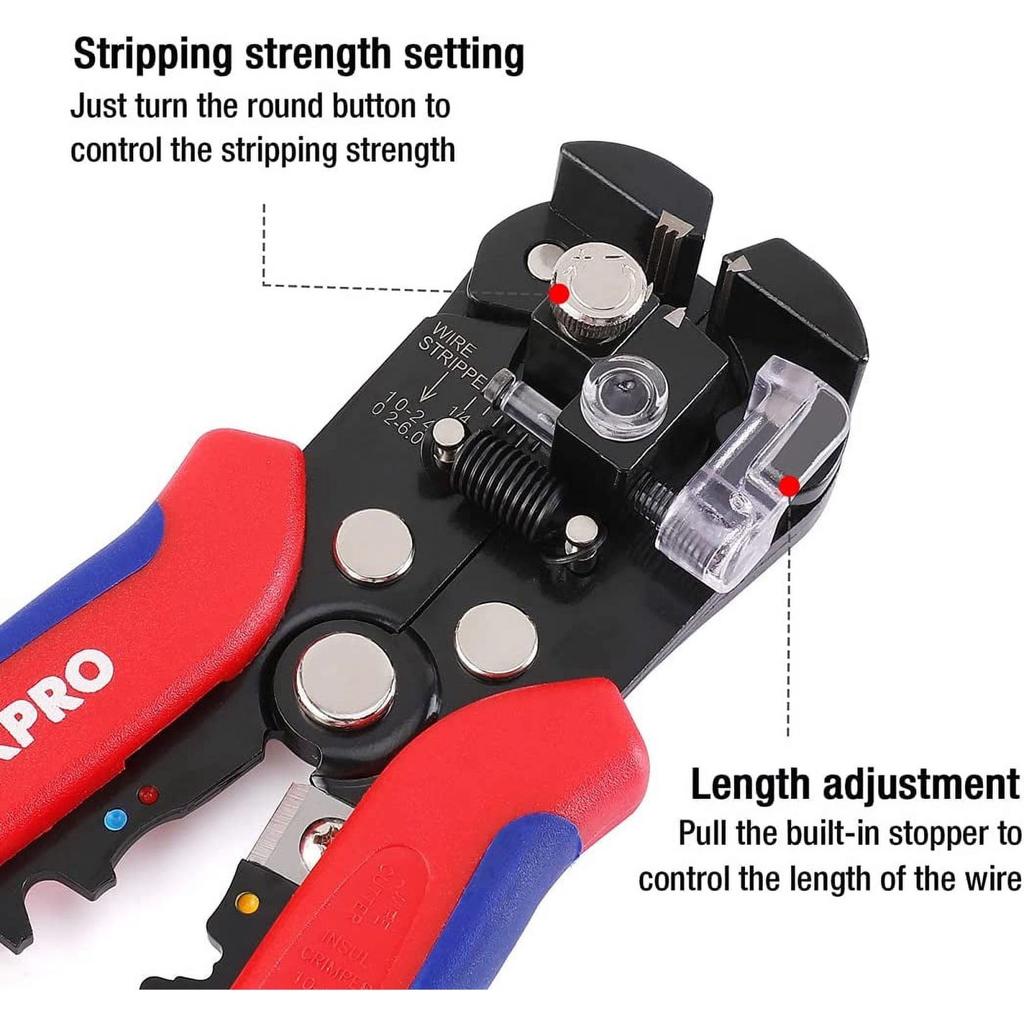 Szczypce do ściągania izolacji elektryka Cięcie przewodów Ściąganie izolacji Ściąganie Szczypce do przewodów sieciowych Cięcie przewodów Kabel Automatyczne szczypce do ściągania izolacji