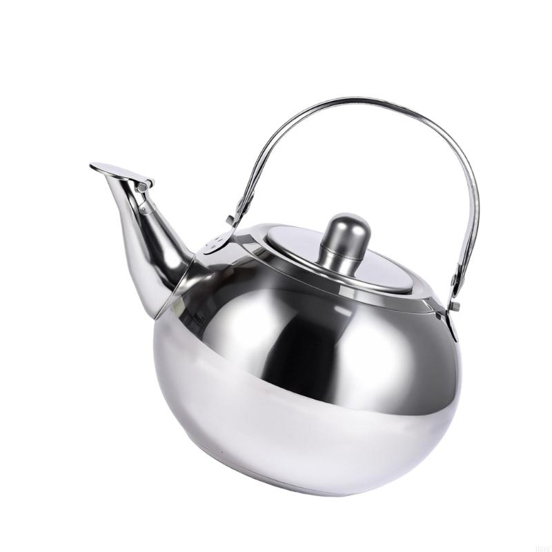 Rapid Heating 201 Stainless Steel Teapot Efficient Conduction For Quick Teas Preparation HX6C