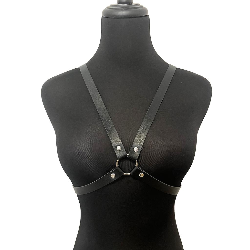 Women Fashion Leather Body Decoration Strap Sexy Classic Sdjustable Restraint Strap Gothic Date Party Clothing Accessories