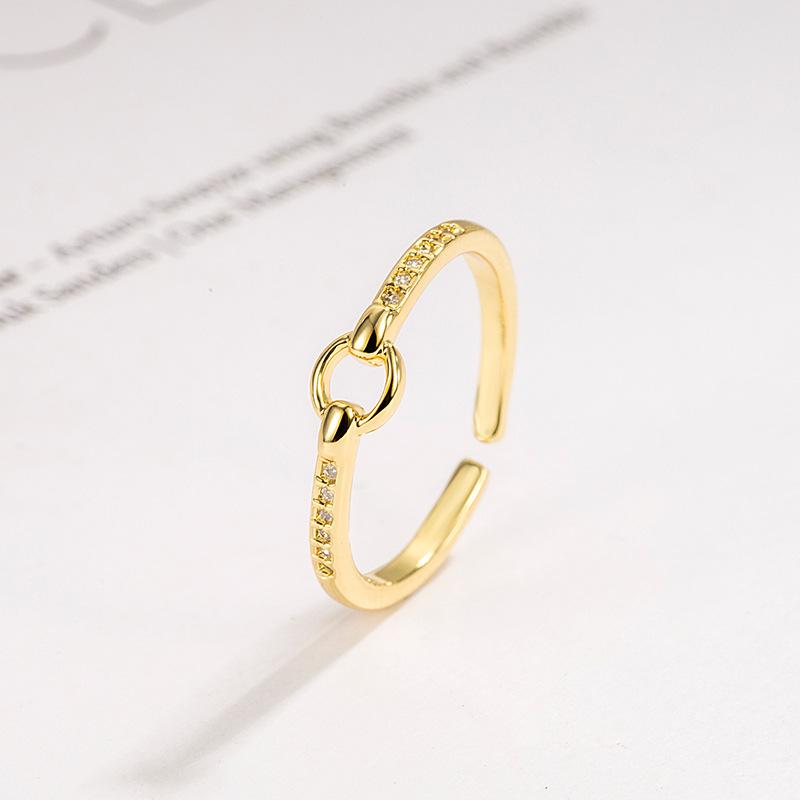 925 Sterling Silver Plated Sun Moon Sunflower Heart Rings for Women Original Flower Wedding Crystal Luxury Jewelry R5375