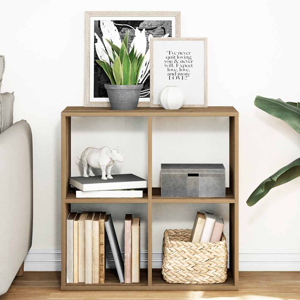 Room Divider Bookshelf Artisan Oak 69.5 x 29 x 69.5 cm
