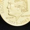 Trump Mugshot Golden Proof Coin Utstansede Trump-samleobjekter Minnesmynt Dobbeltsidig Fine Craft Suvenir Coin