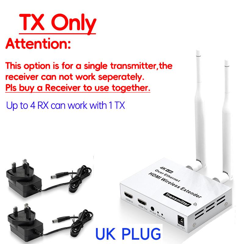 4K Wireless HDMI Extender and Receiver 150M for Screen Projection