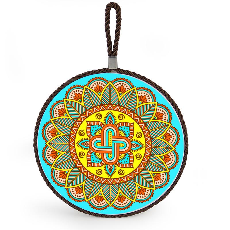 New Chinese Style Daily Dining Placemat Coaster Casserole Bowl Tableware Mat for Kitchen