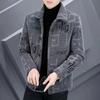 Men's Winter Coat with Fleece and Thickened Woolen Jacket, Warm Clothes for Autumn and Winter, Men's Short Woolen Overcoat