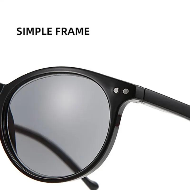 Hochwertige Retro-Lesebrille für Damen und Herren, klassisches rundes Gestell, Blaulichtfilter, Unisex, Presbyopie-Brille, Dioptrien +1,0 bis +4,0