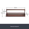 Walnut Wood Multifunctional Tea Organizer