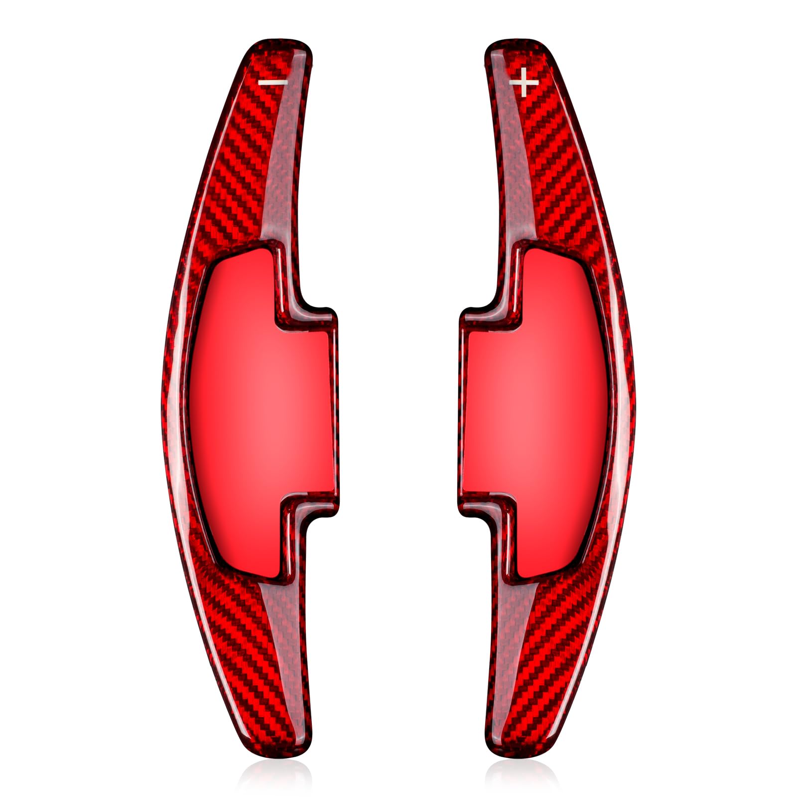 

Honda Подрулевые лепестки Накладки из настоящего карбона для Honda Accord Acura TLX Civic [T-carbon] Накладка, Спорт, 2018-2020 Аксессуары, CR-V (красный)