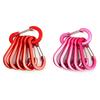 6 Pieces 12 Pieces Outside Camping Multi-tool Carabiner Steel Small Carabiner Clip Fishing Accessories High Quality Practical Daily Use