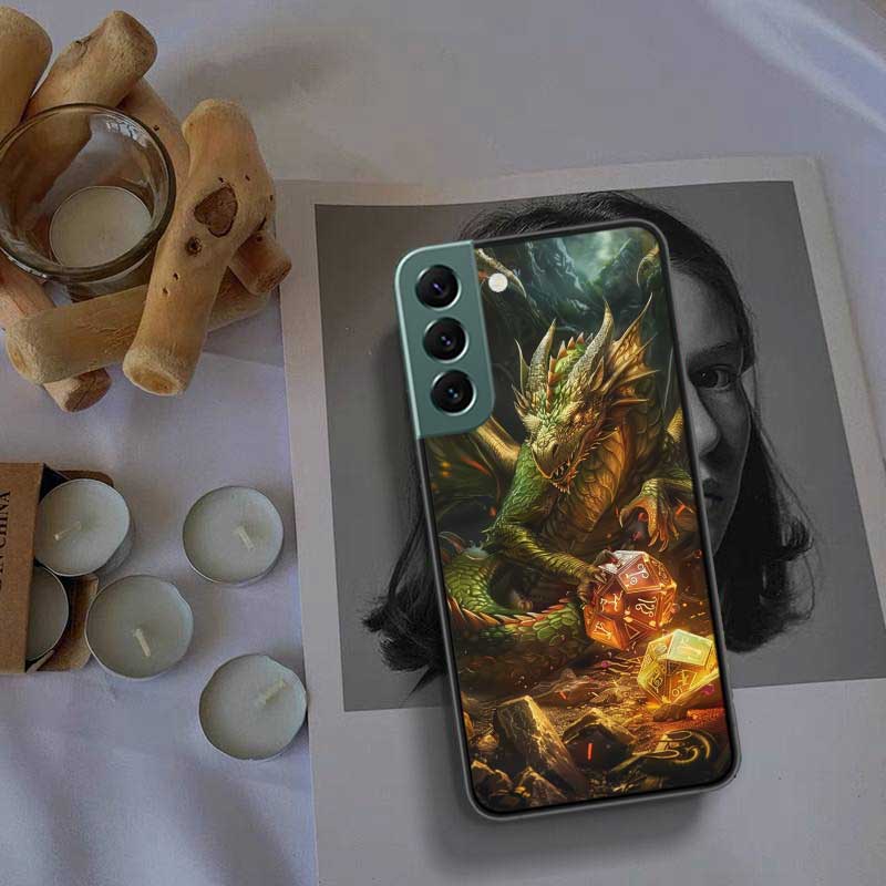 Game D-Dungeons D-Dragons D-DND Phone Case For Samsung Galaxy S22 S25 Ultra S21 S10 Plus S26 Edge S20 S23 S24 FE Cover Silic