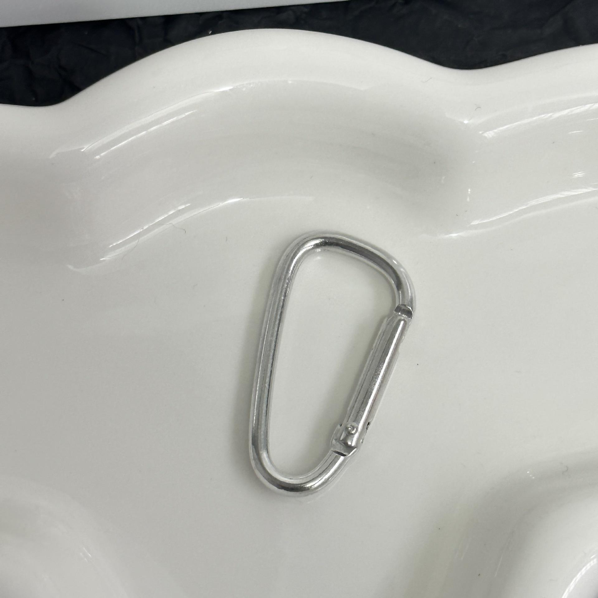 

Красочный брелок-подвеска для сумки в стиле Miu, карабин, кольцо для ключей, пружинный крючок, ювелирный аксессуар