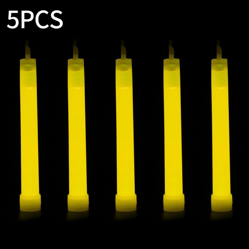 1/5Pcs Glow Sticks with Hook Luminous Fluorescence Light Up Glow in The Dark Club Bar Concert Party Light Sticks Party Props