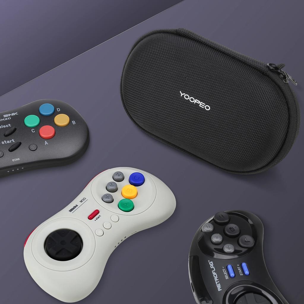 Gamepad Storage Box Protective Cover Hard Case Portable Bag Carrying Case for SF30 PRO SNES SFC Controller