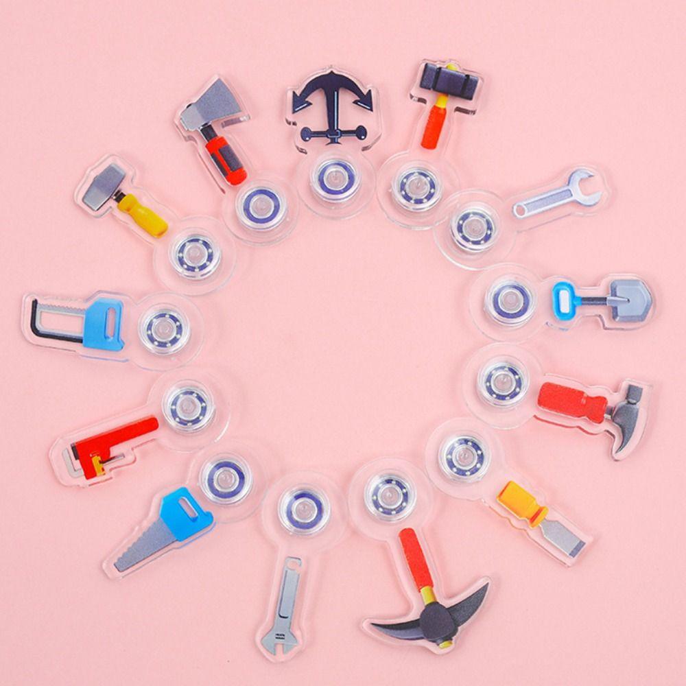 20Pcs Set Creative Design Fingertip Gyro Toy Simulation Hammer Hand Spinner Toy  Kindergarten