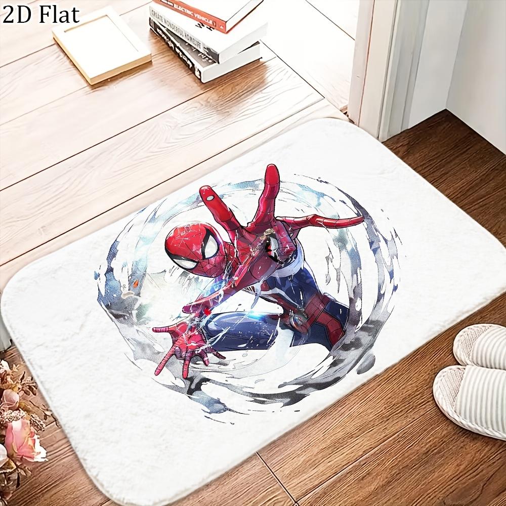 1pc Flannel Mat Marvel Superheroes Bathroom Mat, Multi-Size, Multi-Functional Daily Use, Suitable for Bathroom, Entrance, Laun