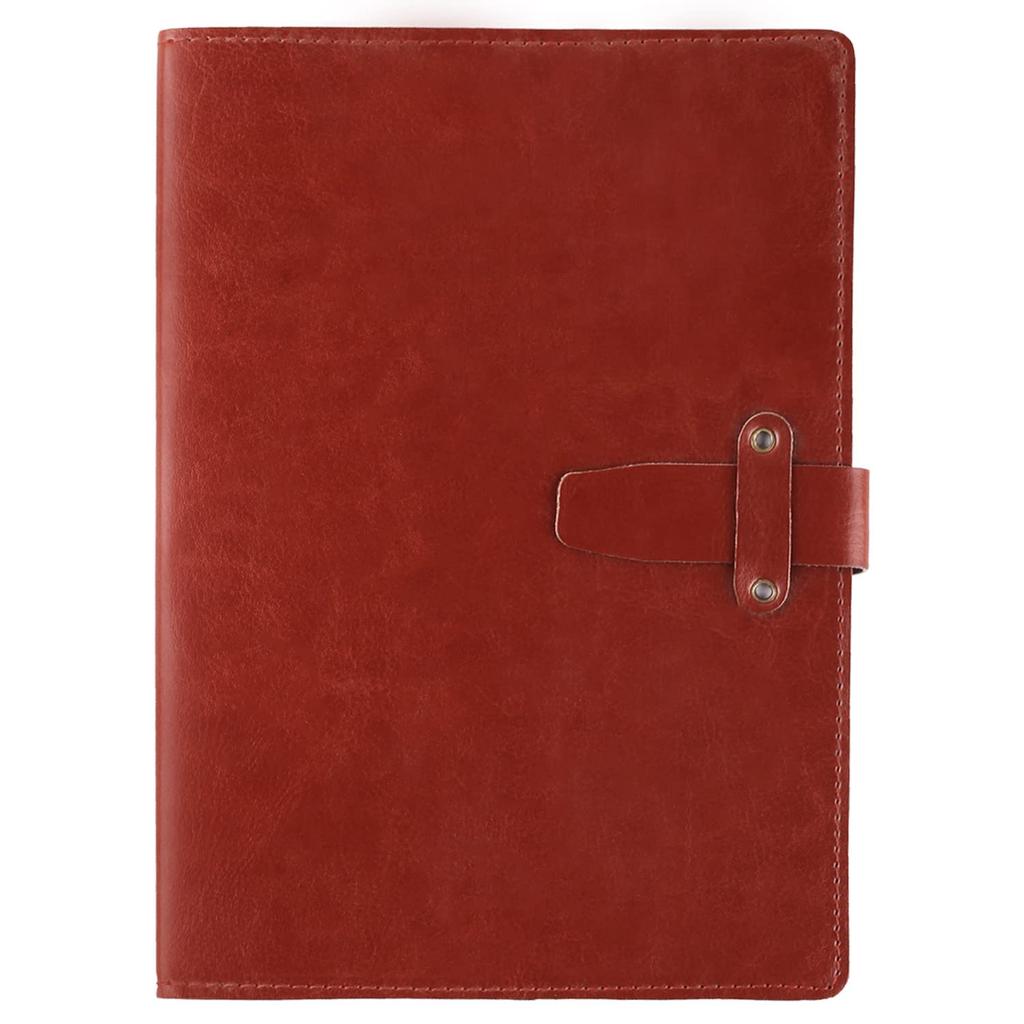 Cubic Diary with Pu Leather Cover for Writing, Planning, Travel, Office Use, A5 Paper Size, Hard Bound Journal with Magn