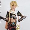 Genshin Impact Costume Cosplay Aether Uniforme da Carnevale per Adulti Parrucca Costumi per Feste di Halloween Anime Maschera Donna Gioco