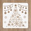 Christmas Painting Stencils Embossing Paper Card Scrapbooking Stamp Album Decoration New Year DIY Wall Window Decor Kids Gifts