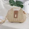 Women's Crossbody Straw Bag  Woven Rope  Elegant Shoulder Beach Bag