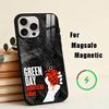 G-Green Day B-Band holiday   Phone Case For iPhone17,16,15,14,13,12,11 Plus,Pro Magnetic For Magsafe Wireless Charging
