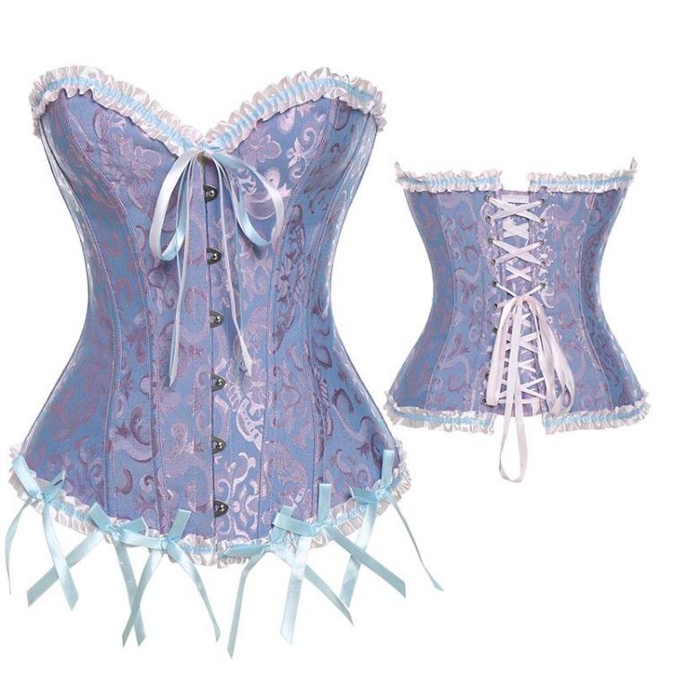 Steampunk Overbust Corset Top Womens Lace Up Boned Bustier Hourglass Corselet Bodyshaper